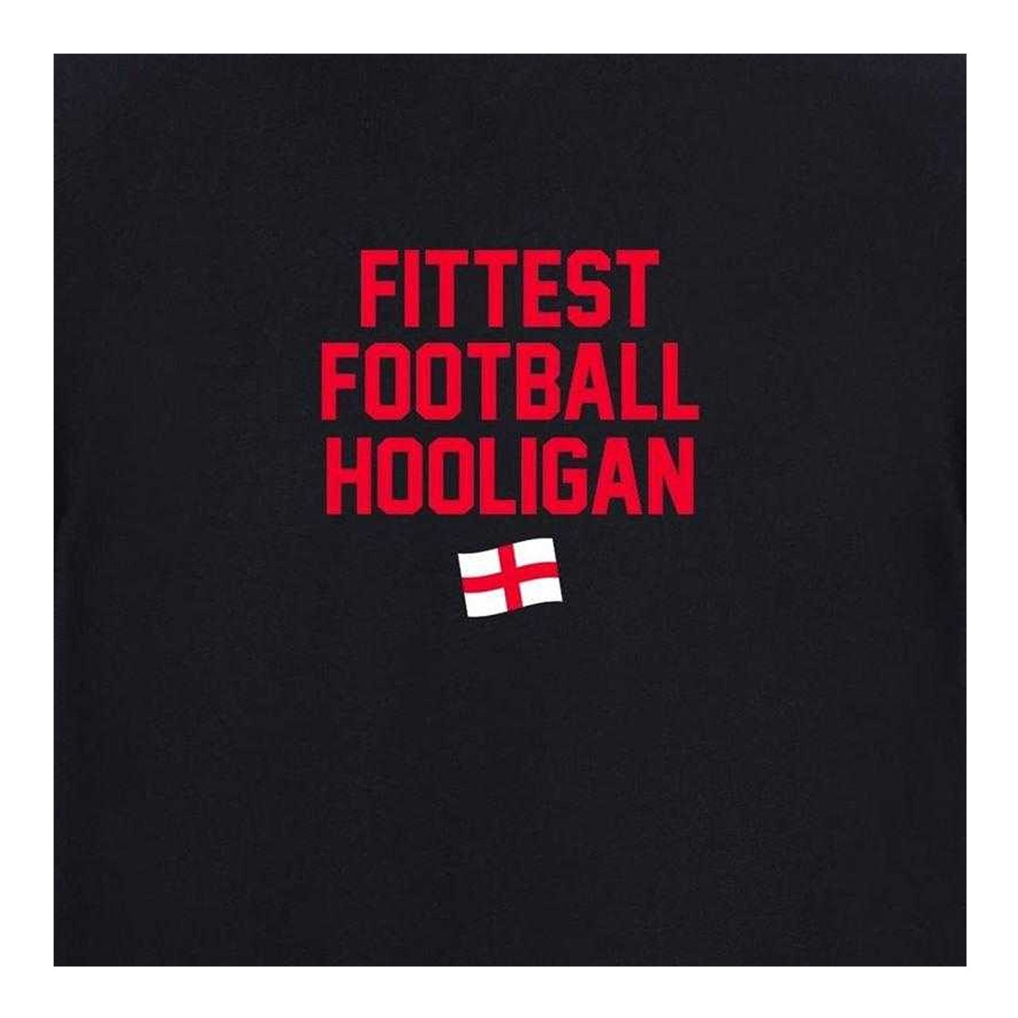 Black - Side - AWD Mens Fittest Football Hooligan T-Shirt