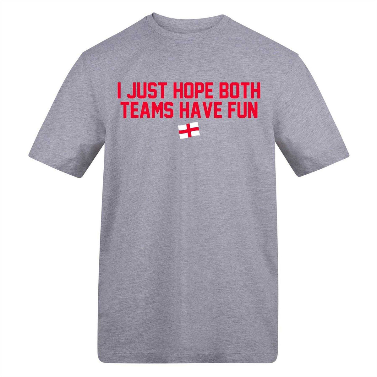 Grey - Front - AWD Mens I Just Hope Both Teams Have Fun T-Shirt