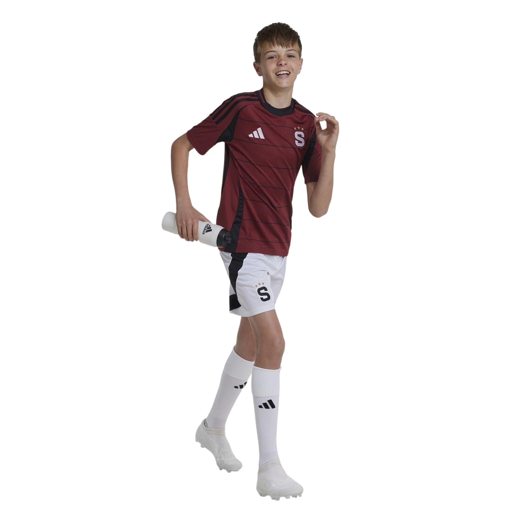 Red - Lifestyle - Adidas Childrens-Kids 2024-2025 AC Sparta Prague Football Shirt