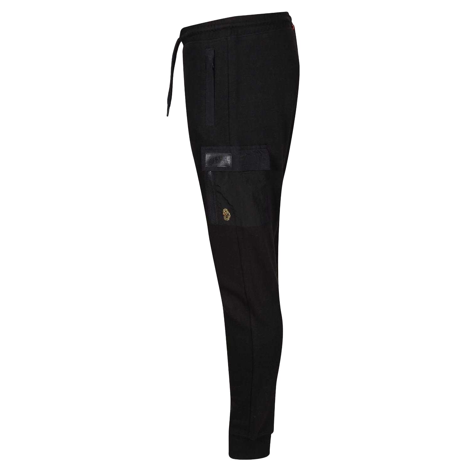 Black - Side - Luke 1977 Mens Affiliate Jogging Bottoms