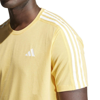 Orange - Side - Adidas Mens Logo T-Shirt