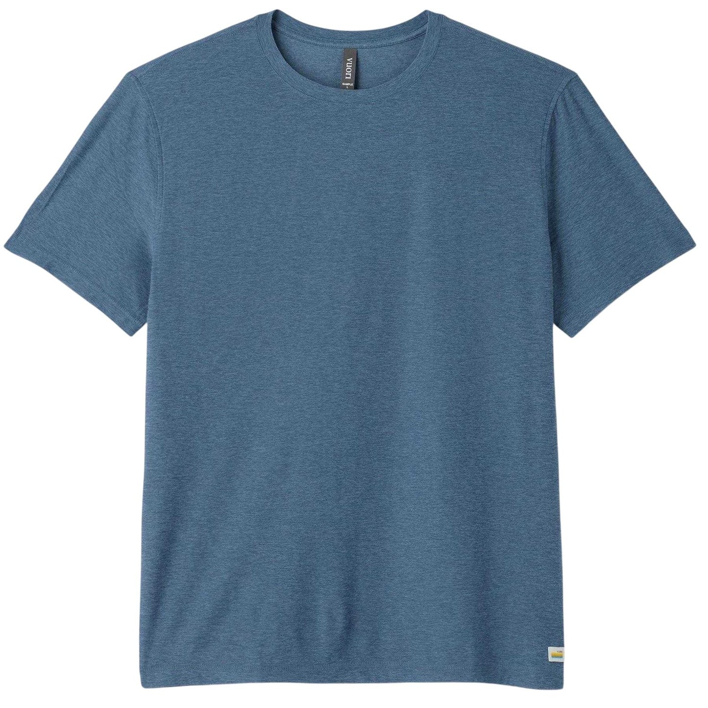 Blue - Front - Vuori Mens Strato Logo Regular T-Shirt