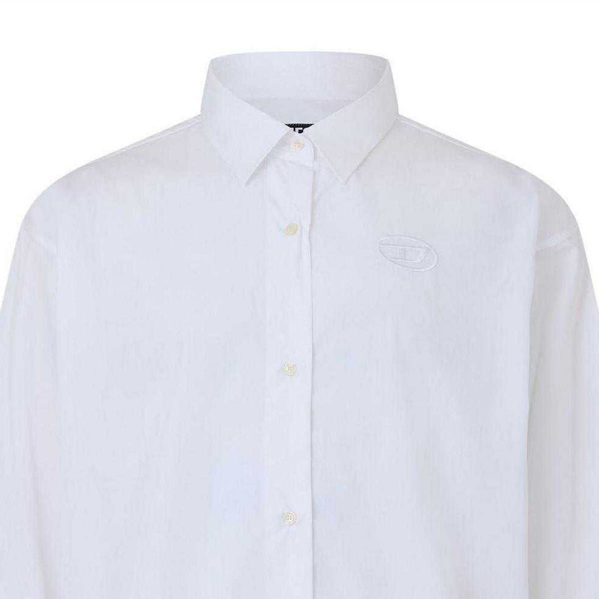 Bright White - Side - Diesel Mens C Bruce Shirt