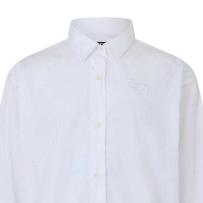 Bright White - Side - Diesel Mens C Bruce Shirt