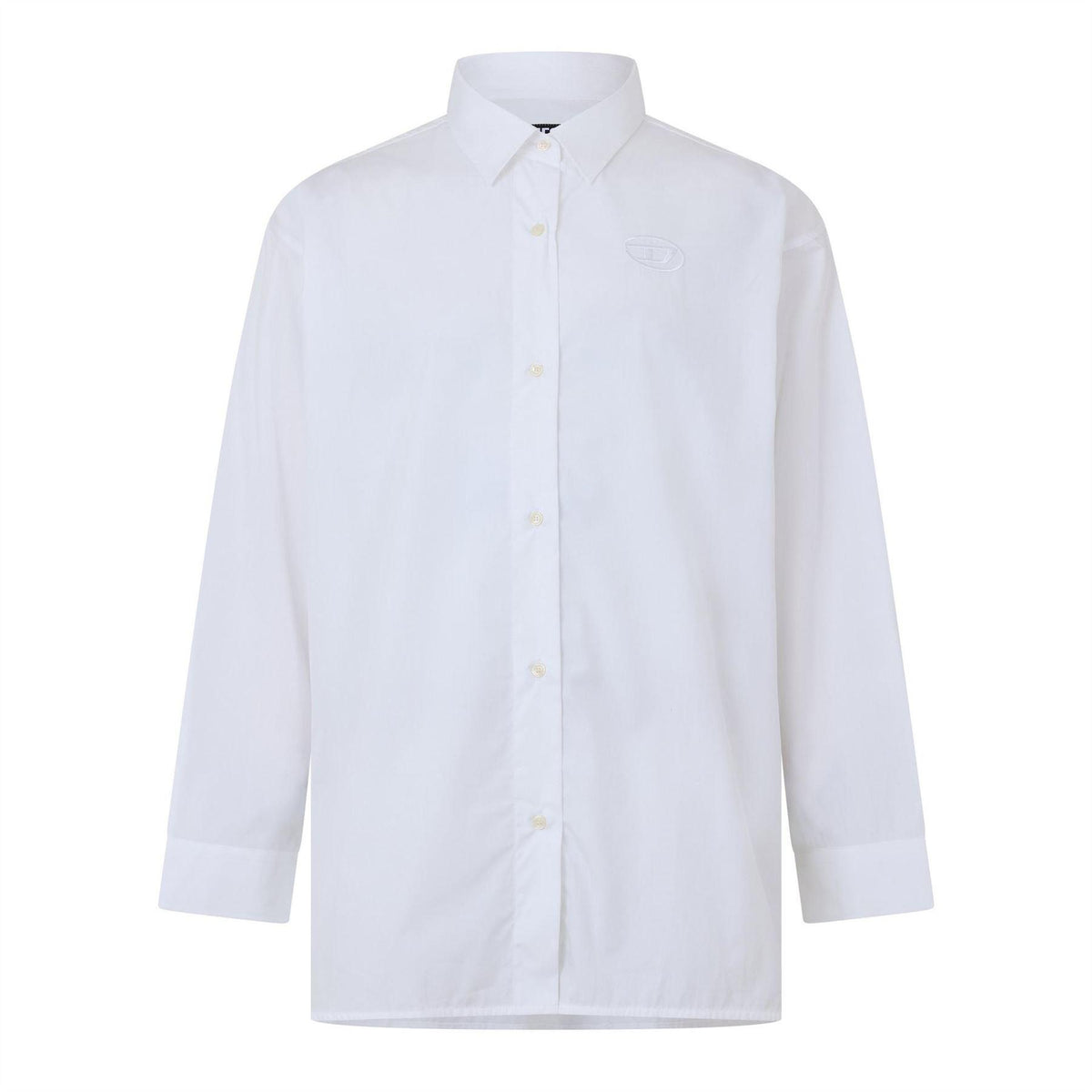 Bright White - Front - Diesel Mens C Bruce Shirt