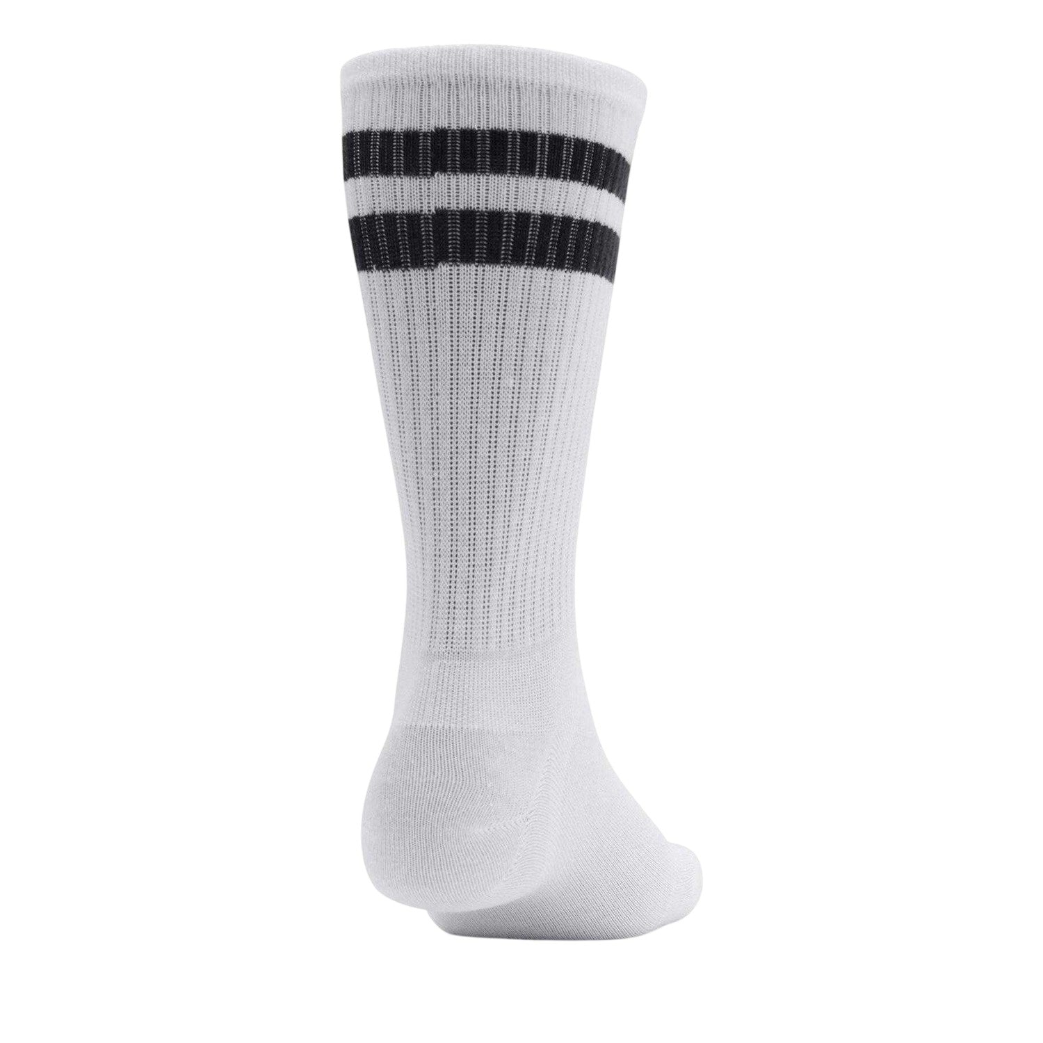 White-Black-Grey - Back - Under Armour Unisex Adult Essential Logo Crew Socks (Pack of 6)