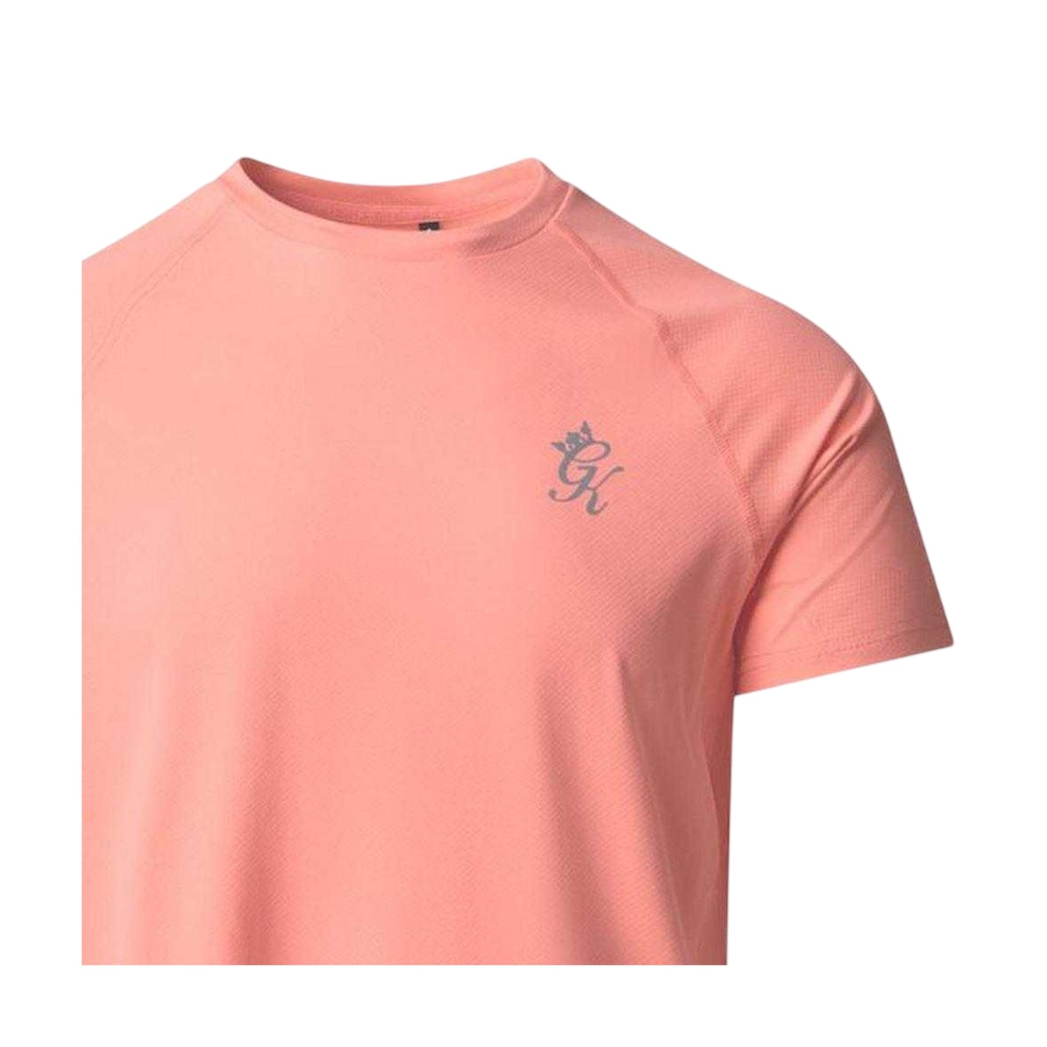Dusty Coral - Side - Gym King Mens Energy T-Shirt