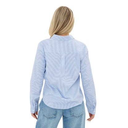 Blue - Back - I Saw It First Womens-Ladies Collared Regular Shirt