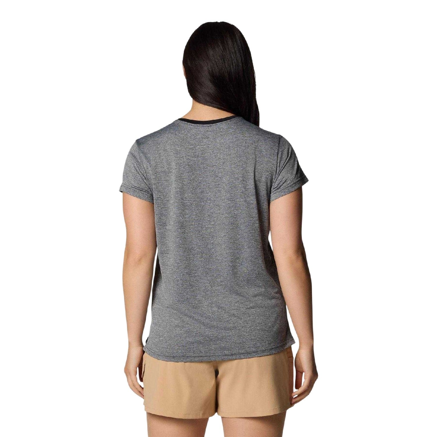 Black Heather - Back - Columbia Womens-Ladies Logo T-Shirt