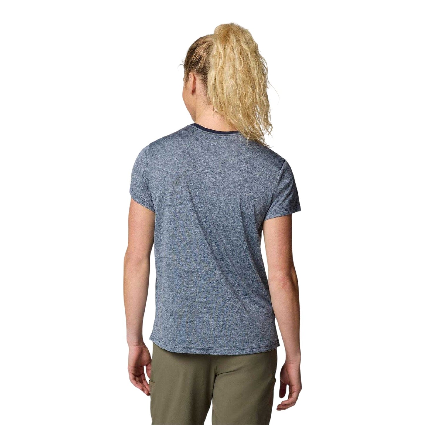 Navy - Back - Columbia Womens-Ladies Logo T-Shirt