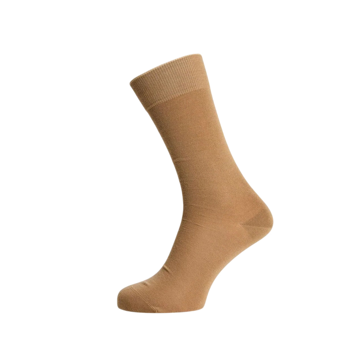 Beige - Back - Boss Childrens-Kids Cashmere Crew Socks