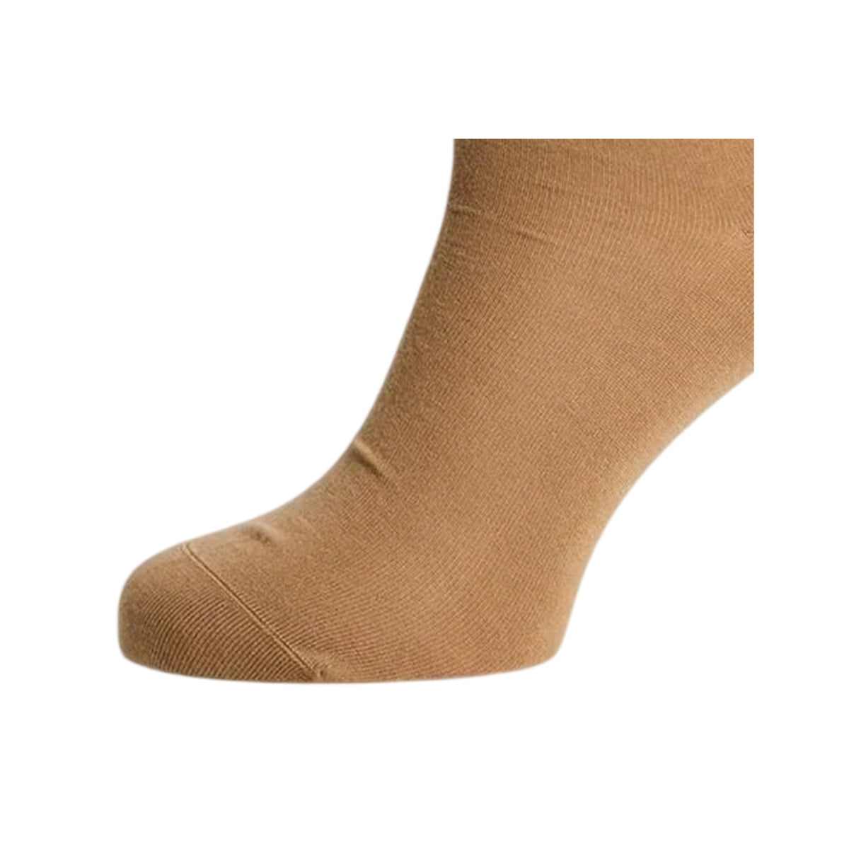 Beige - Side - Boss Childrens-Kids Cashmere Crew Socks