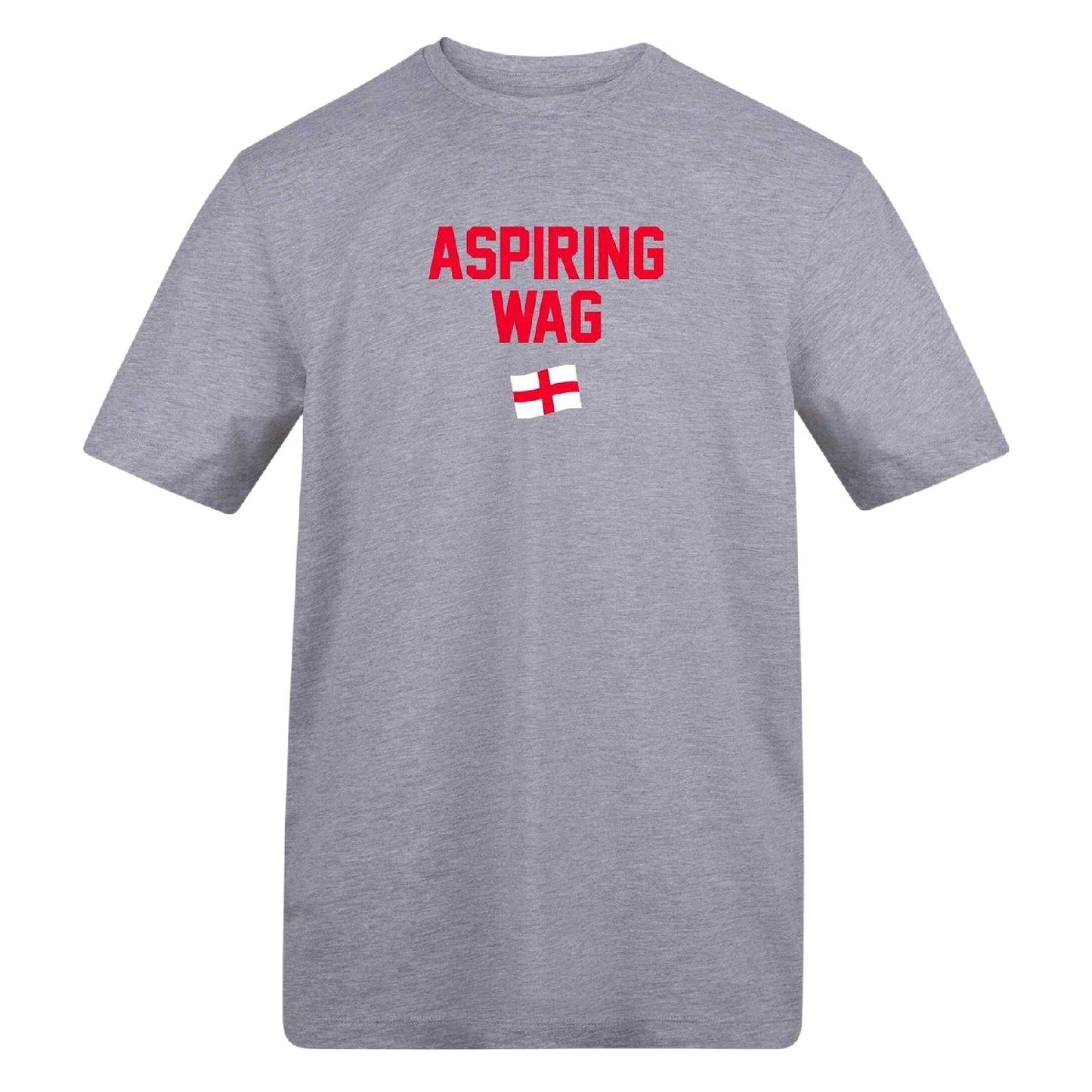 Grey - Front - AWD Womens-Ladies Wag Flag T-Shirt