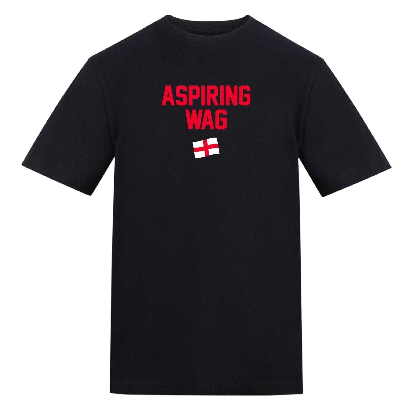 Black - Front - AWD Womens-Ladies Wag Flag T-Shirt
