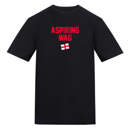 Black - Front - AWD Womens-Ladies Wag Flag T-Shirt