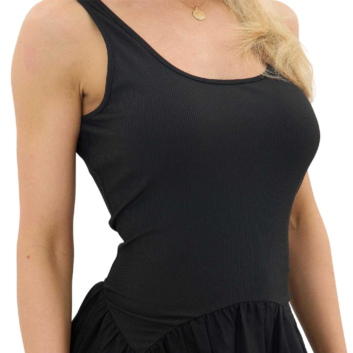 Black - Side - I Saw It First Womens-Ladies Woven Maxi Dress