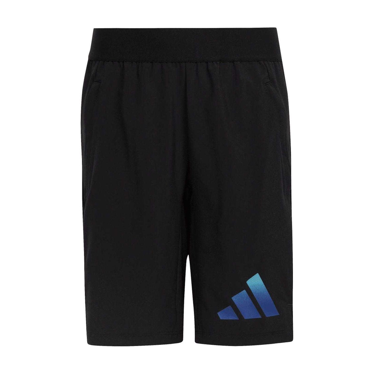 Black - Front - Adidas Childrens-Kids Train Aeroready Icons Woven Shorts