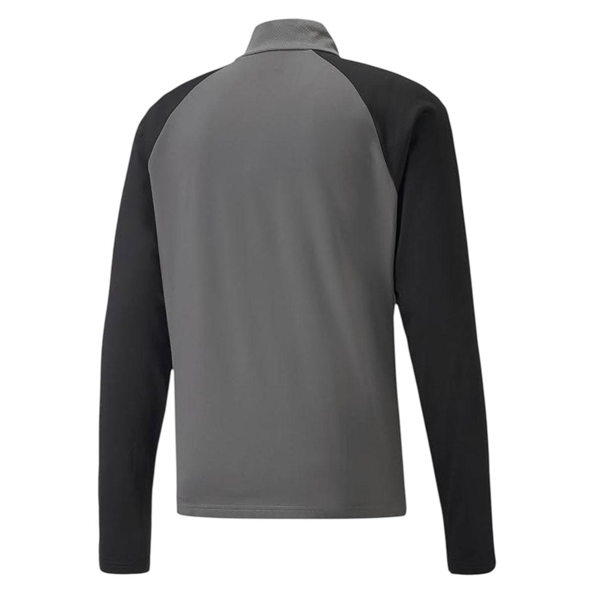 Grey - Back - Puma Childrens-Kids TeamLIGA Quarter Zip Fleece Top