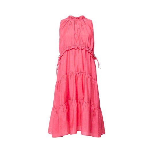 Fuchsia Pink - Front - French Connection Womens-Ladies Swing Dress
