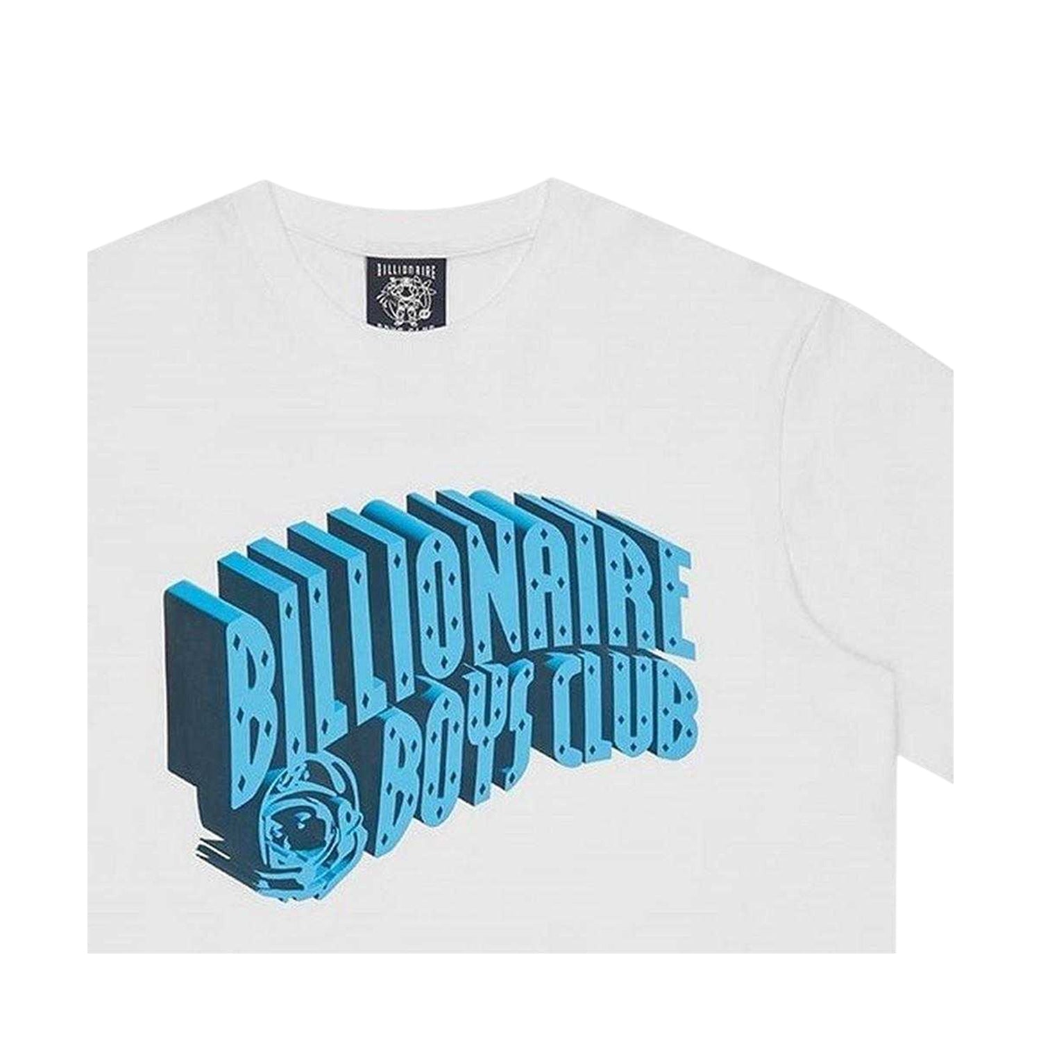 White - Side - Billionaire Boys Club Mens Arched Logo T-Shirt