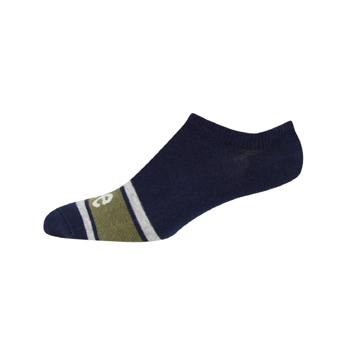 Blue-Ecru-Olive - Back - Lee Unisex Adult Gerrard Lettering Ankle Socks (Pack of 3)
