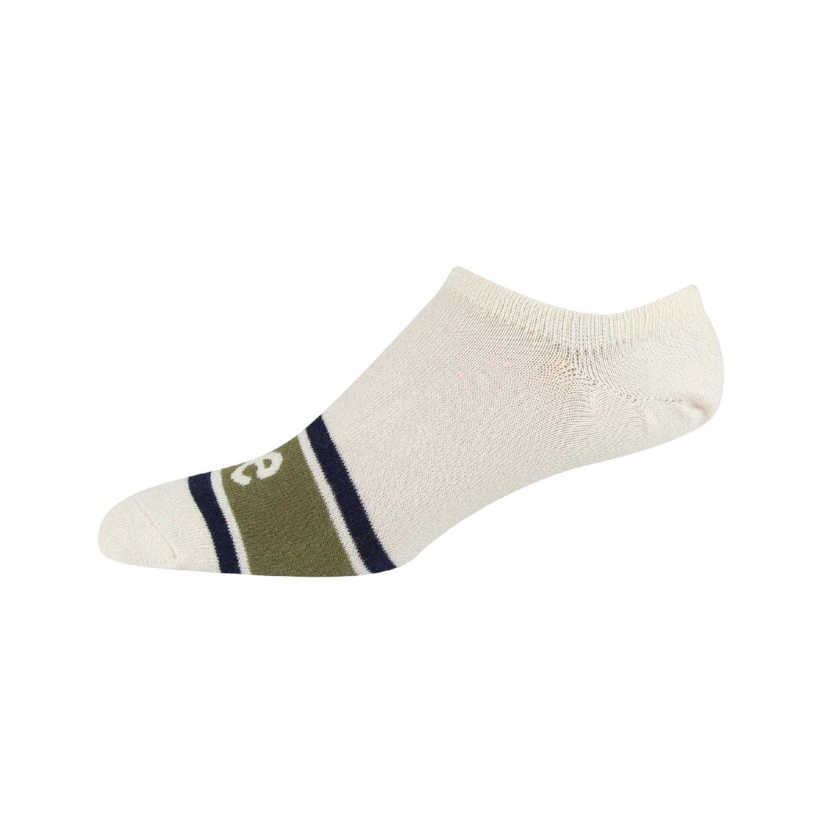 Blue-Ecru-Olive - Side - Lee Unisex Adult Gerrard Lettering Ankle Socks (Pack of 3)