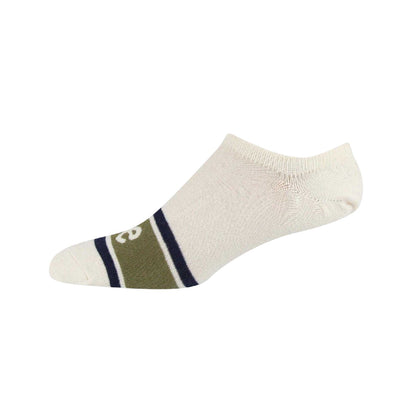 Blue-Ecru-Olive - Side - Lee Unisex Adult Gerrard Lettering Ankle Socks (Pack of 3)