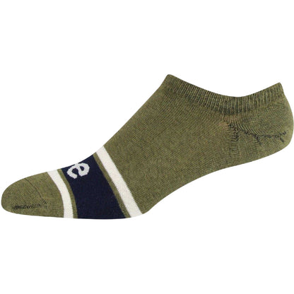Blue-Ecru-Olive - Lifestyle - Lee Unisex Adult Gerrard Lettering Ankle Socks (Pack of 3)