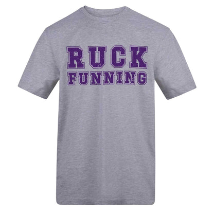 Grey - Front - AWD Mens Ruck Funning T-Shirt