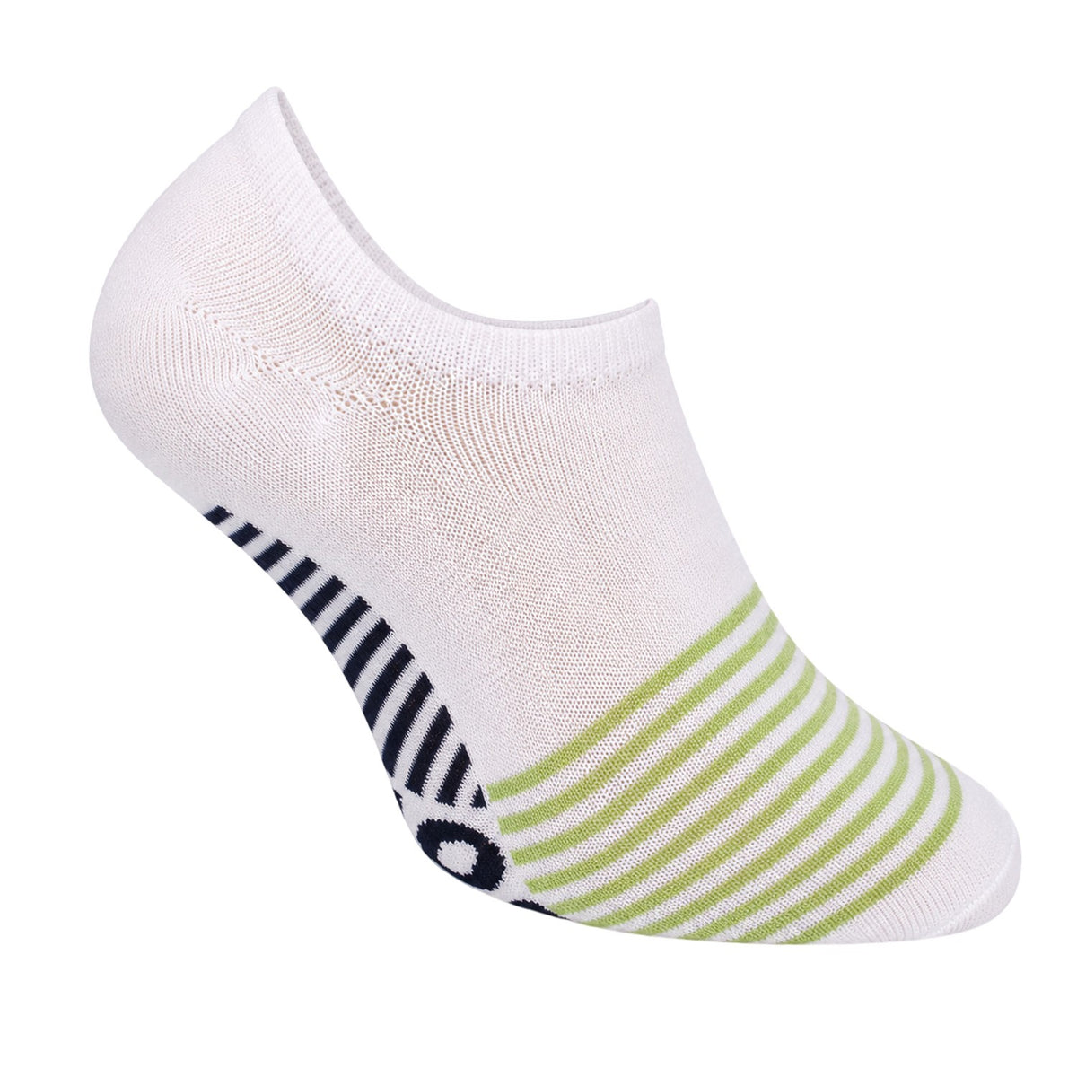 White - Side - Lee Womens-Ladies Liner Socks (Pack of 3)