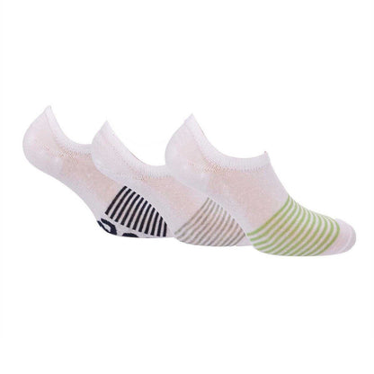 White - Front - Lee Womens-Ladies Liner Socks (Pack of 3)