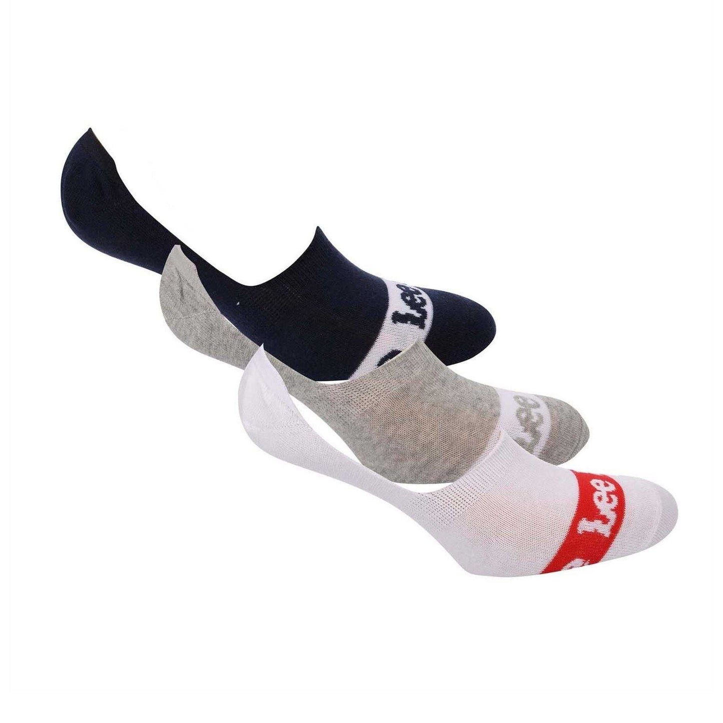 White - Front - Lee Womens-Ladies Liner Socks (Pack of 3)