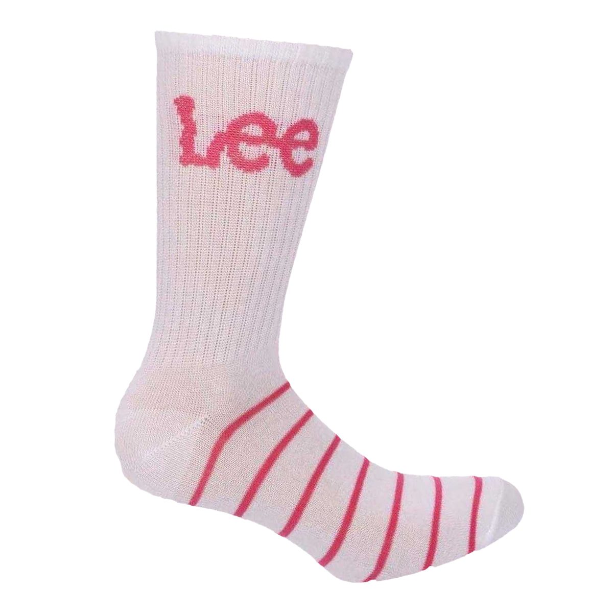 White - Back - Lee Womens-Ladies Sports Socks (Pack of 3)