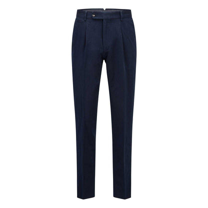 Dark Blue - Front - Boss Mens T-Peet Trousers