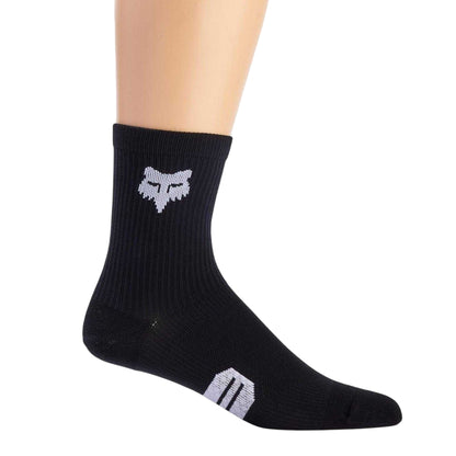 Black - Back - Fox Mens Ranger Crew Socks (Pack of 6)