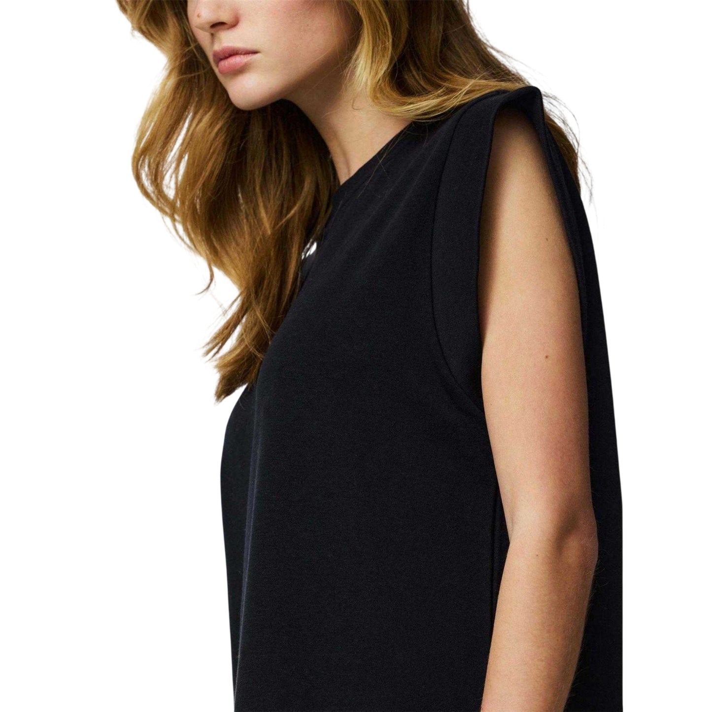 Black - Side - Pieces Womens-Ladies Chilli Maxi Dress