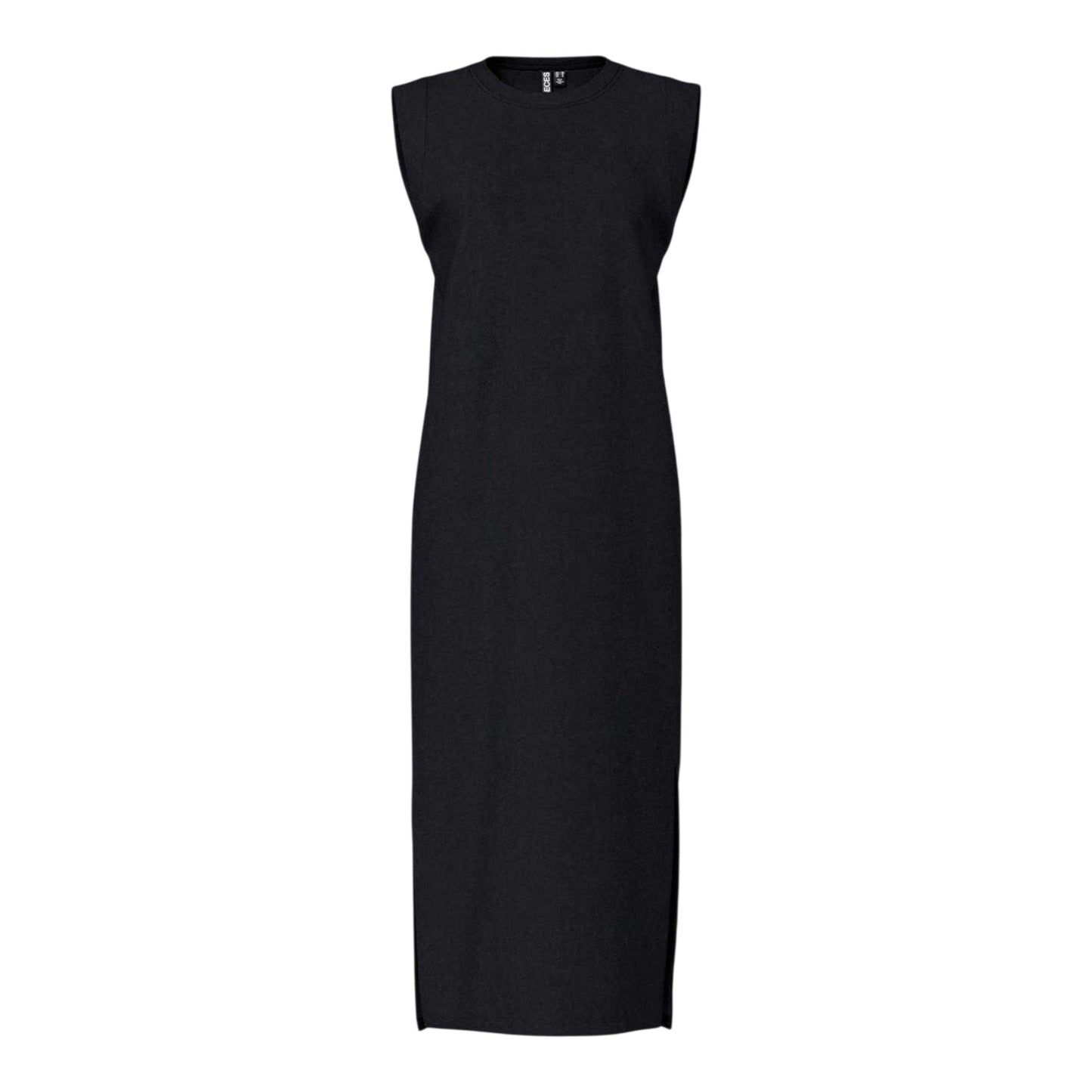 Black - Front - Pieces Womens-Ladies Chilli Maxi Dress