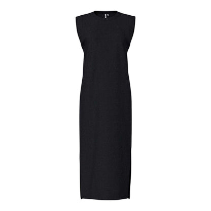 Black - Front - Pieces Womens-Ladies Chilli Maxi Dress
