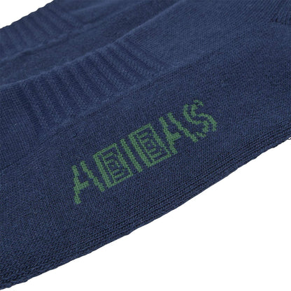 Collegiate Navy - Back - Adidas Unisex Adult Brain Dead 3 Stripes Polyamide Crew Socks (Pack of 1)