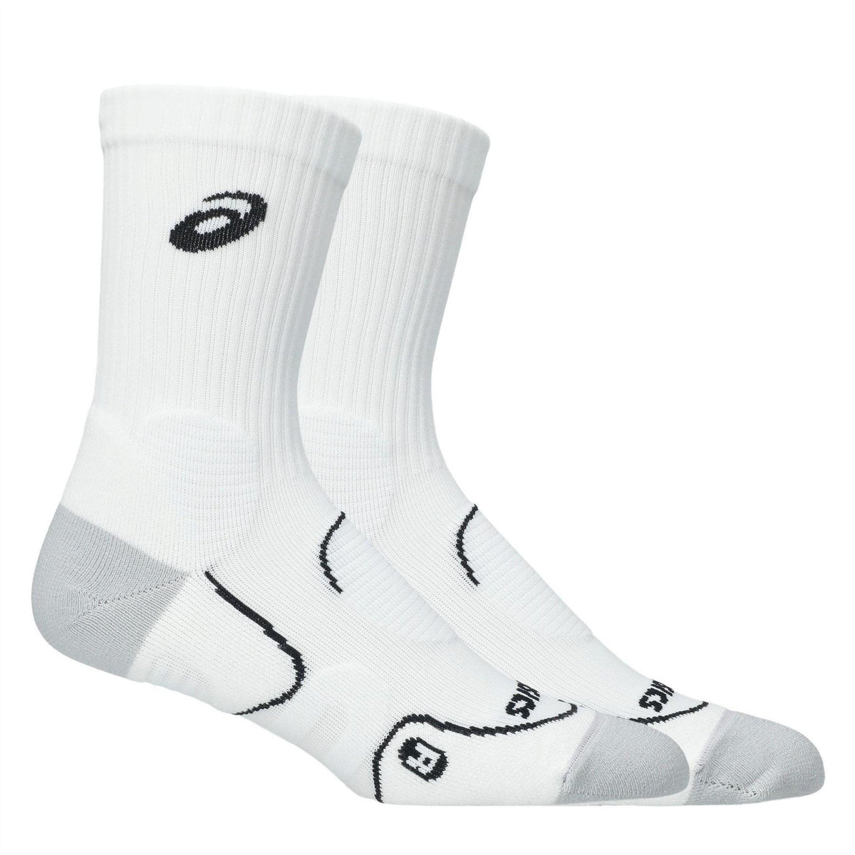 Brilliant White - Front - Asics Unisex Adult Crew Socks