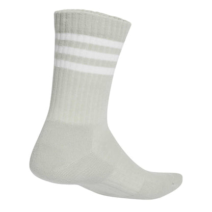 White - Back - Adidas Unisex Adult 3 Stripes Cushioned Crew Socks (Pack of 3)