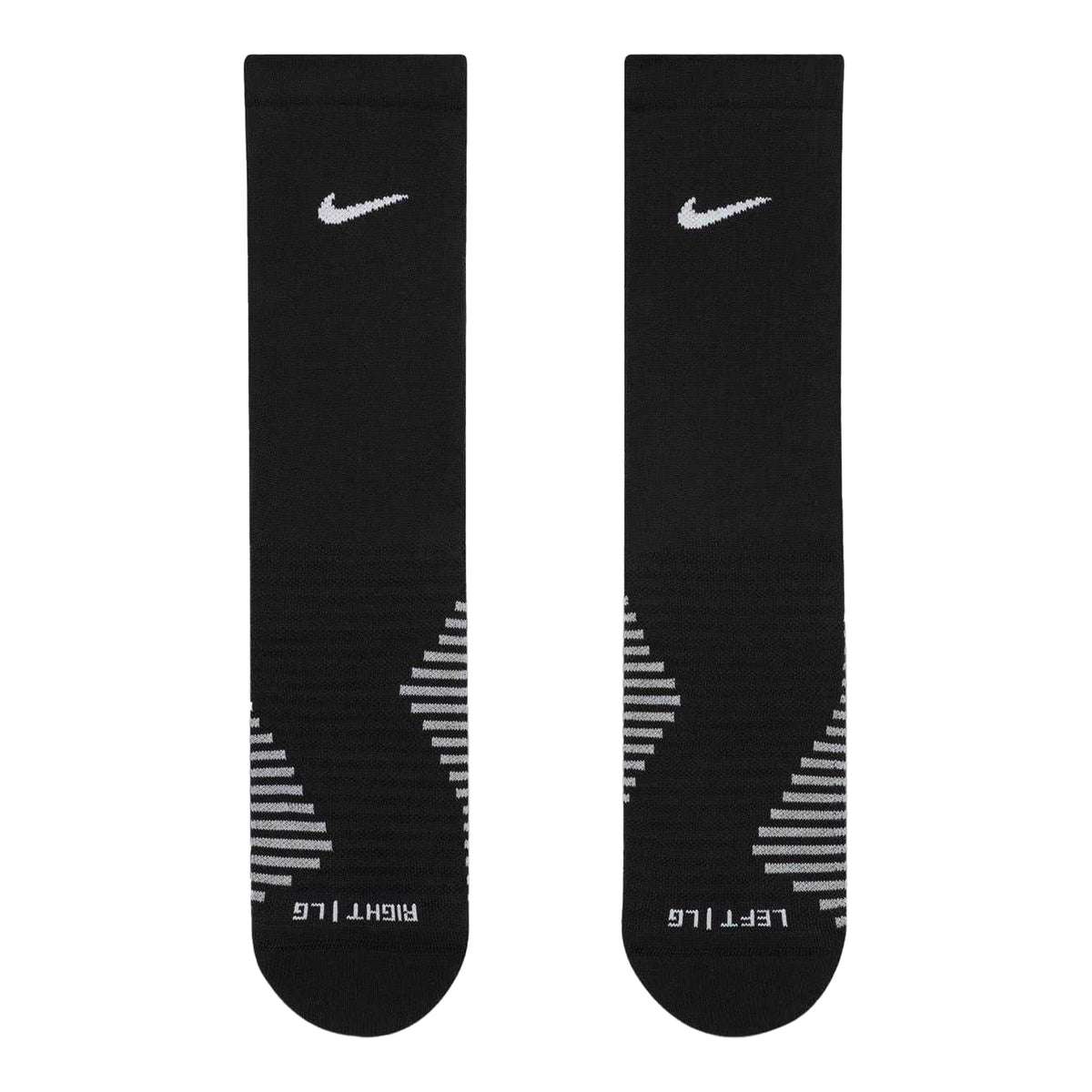 Black-White - Side - Nike Unisex Adult Vapour Strike Crew Socks