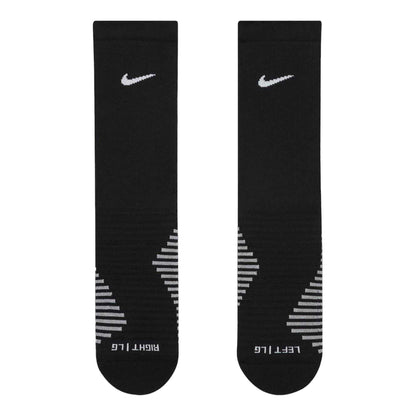 Black-White - Side - Nike Unisex Adult Vapour Strike Crew Socks