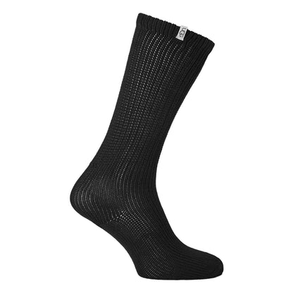 Black - Front - UGG Womens-Ladies Slouch Knee High Socks
