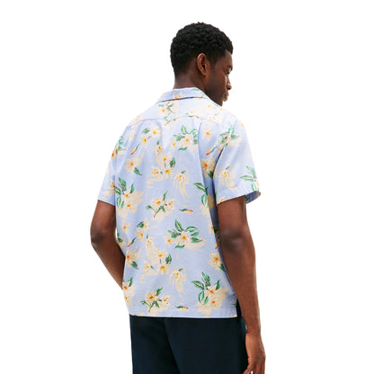 Sweet Blue - Back - Tommy Hilfiger Mens Floral Lightweight Shirt