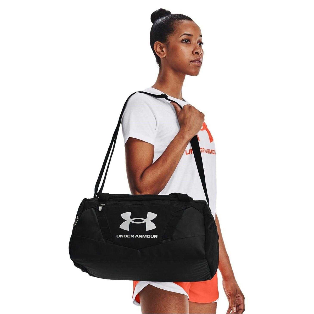 Black-Silver - Pack Shot - Under Armour Undeniable Duffle Bag