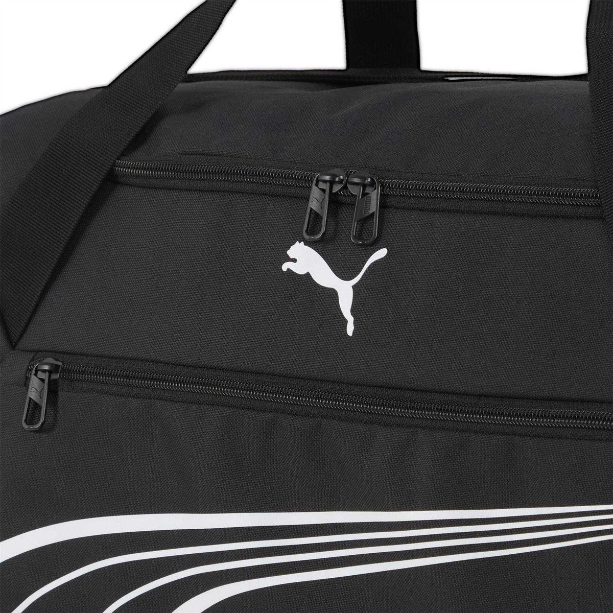 Puma Black - Side - Puma Fundamental Logo Sport Duffle Bag