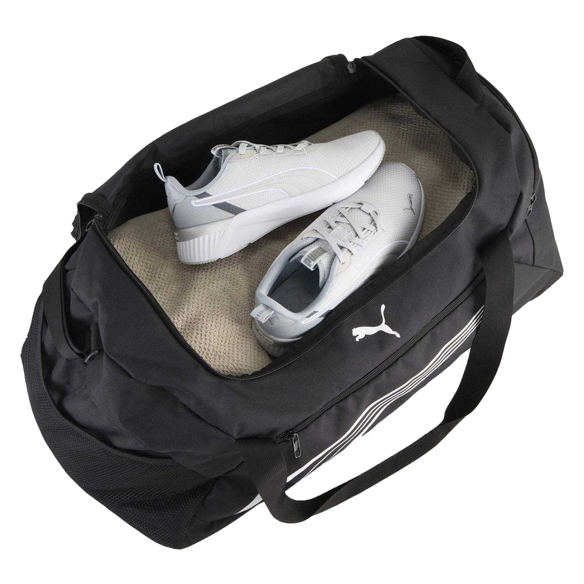 Puma Black - Lifestyle - Puma Fundamental Logo Sport Duffle Bag