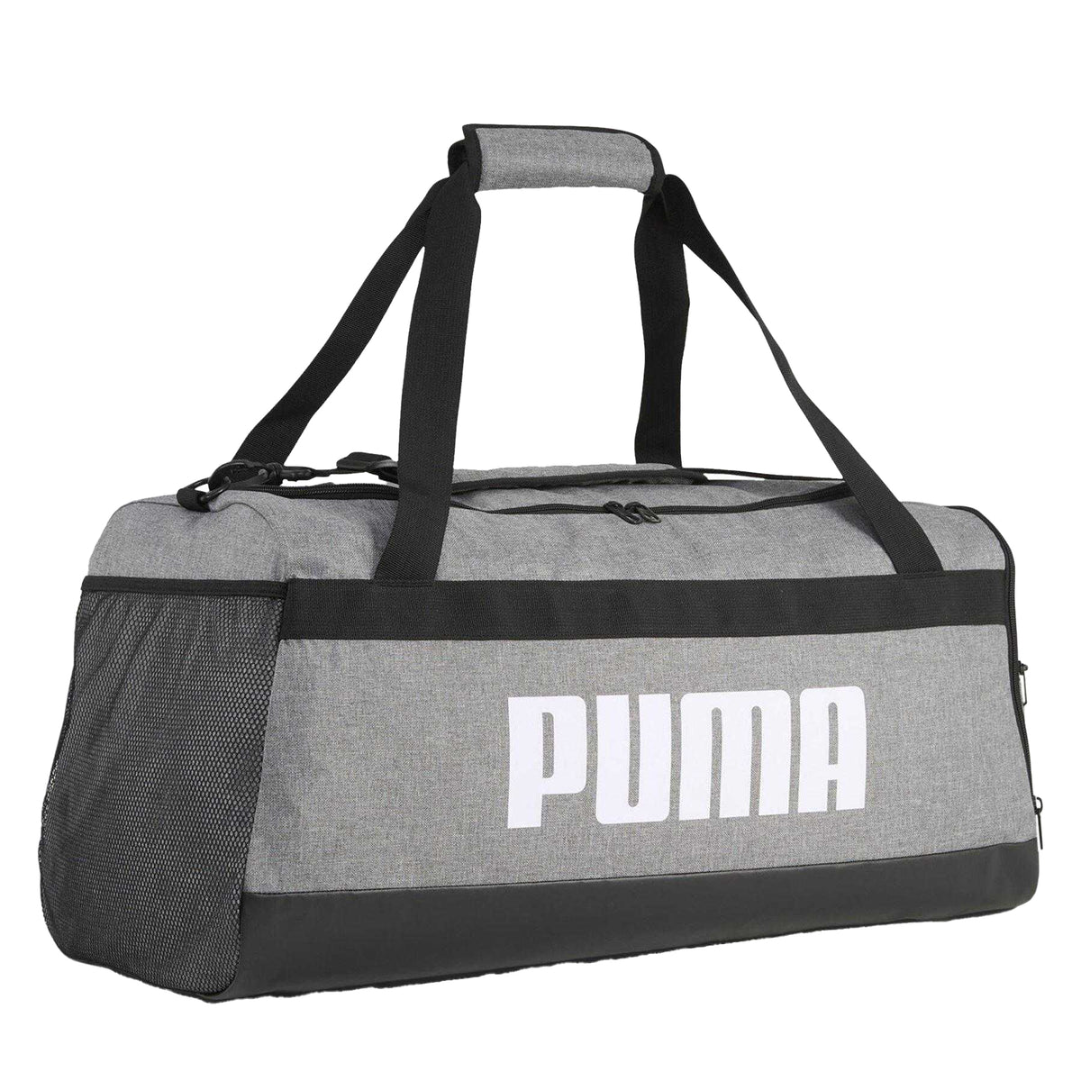 Grey Heather - Back - Puma Challenger Logo Sport Duffle Bag