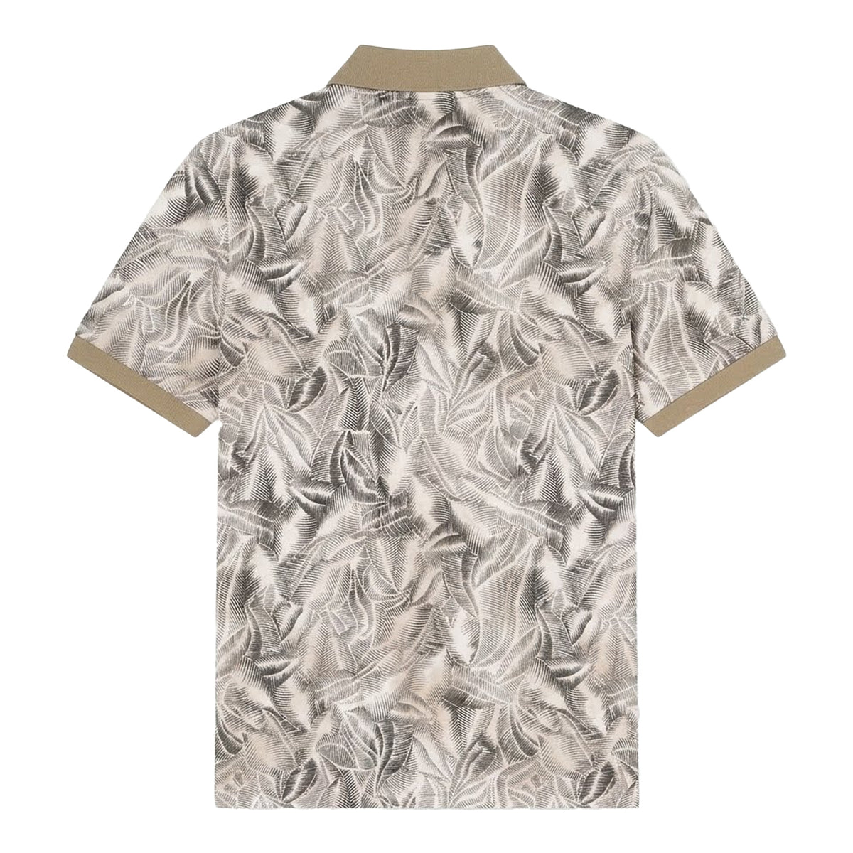 Beige - Back - Armani Exchange Mens Classic Polo Shirt